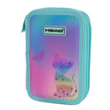 Piórnik podwójny AC2 Kitty Ombre Head ASTRA