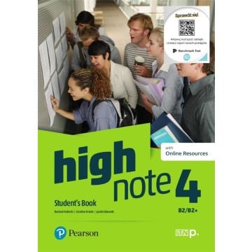 High Note 4 B2/B2+ SB+kod wkl+eBook + Benchmark