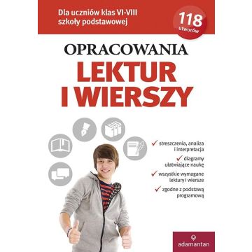 Opracowania lektur i wierszy dla klas 6-8 SP