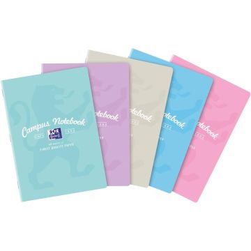 Zeszyt A4/60K kratka Campus Pastel (5szt) OXFORD