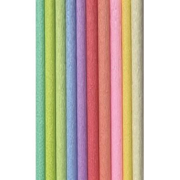 Bibuła marszczona Pastel Mini mix (10szt)