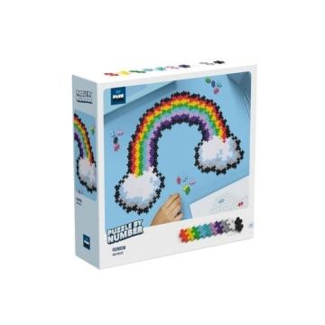 Klocki Plus-Plus Puzzle By Number - Tęcza 500el.