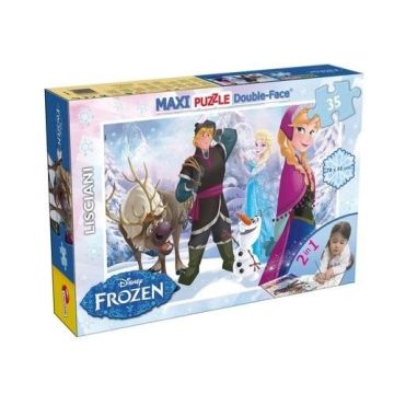 Puzzle 35 dwustronne Frozen