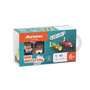 Klocki Mini Waffle 80 elementów Wyścig