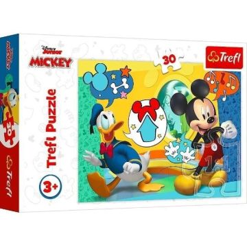 Puzzle 30 Myszka Miki i Wesoły Domek TREFL
