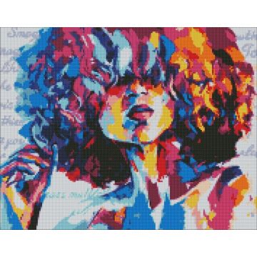 Diamentowa mozaika - Jasny obraz 40x50cm
