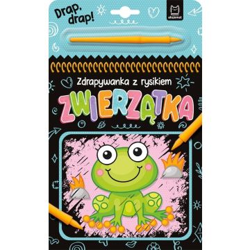 Zwierzątka. Zdrapywanka z rysikiem