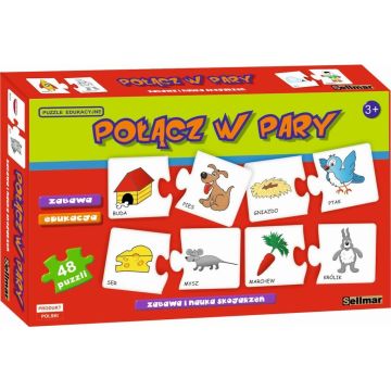 Puzzle edukacyjne Połącz w pary