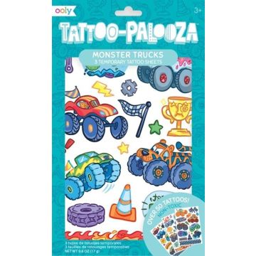 Tatuaże zmywalne Tattoo Palooza - Monster Truck
