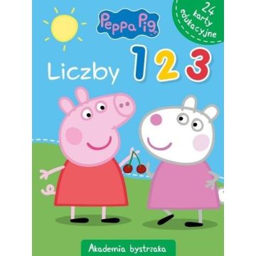 Świnka Peppa. Akademia Bystrzaka. Liczby 1, 2, 3