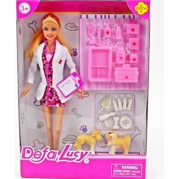 Lalka doktor z akcesoriami