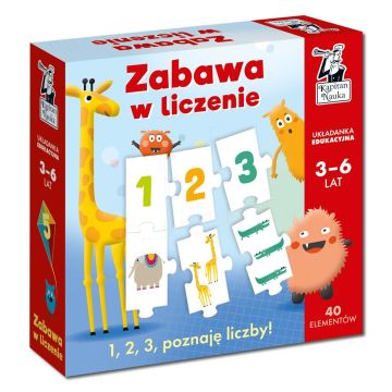 Zabawa w liczenie. Układanka edukacyjna 3-6 lat