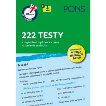10 minut na angielski. 222 testy + MP3