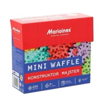 Klocki Mini Waffle 200 el. Konstruktor Majster