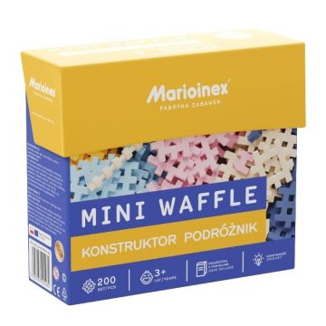 Klocki Mini Waffle 200 el. Konstruktor Podróżnik