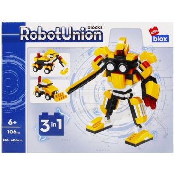 Klocki konstrukcyjne Robot 106 elementów ALLEBLOX