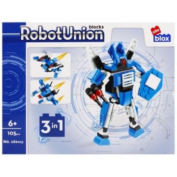 Klocki konstrukcyjne Robot 105 elementów ALLEBLOX