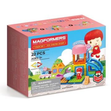 Magformers Town Set - lodziarnia 22el