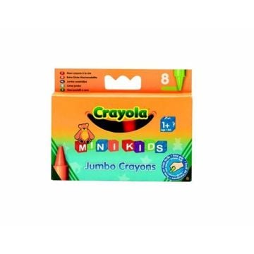 Kredki świecowe extra grube 8 kolorów CRAYOLA