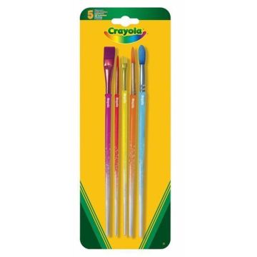 Pędzelki kolorowe 5szt CRAYOLA