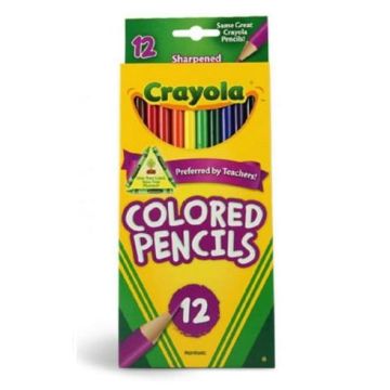 Kredki ołówkowe 12 kolorów CRAYOLA