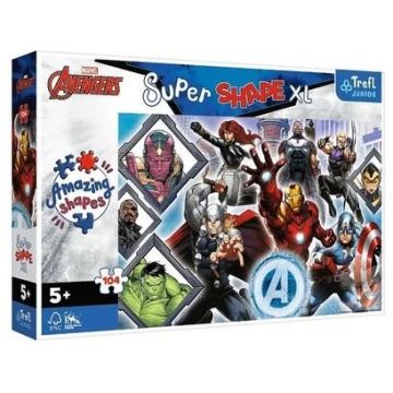 Puzzle 104 XL Twoi ulubieni Avengersi TREFL