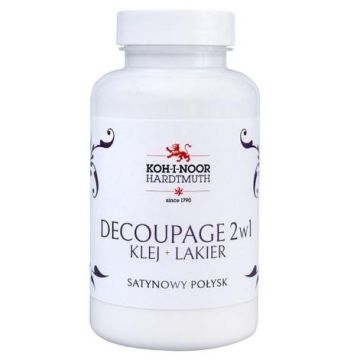 Klej 2w1 z lakierem do decoupage połysk 200ml