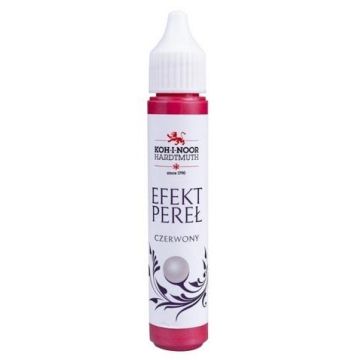 Pisak z efektem perłowym czerwony 30ml