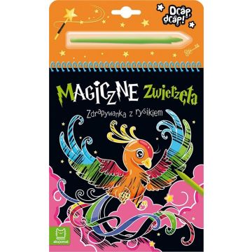Magiczne zwierzęta. Zdrapywanka z rysikiem