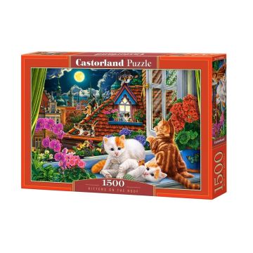 Puzzle 1500 Kittens on the Roof CASTOR