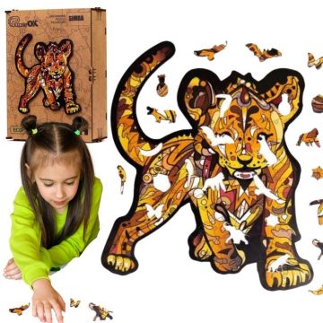 Puzzle drewniane eko 78 Simba A4
