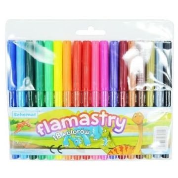 Flamastry 18 kolorów