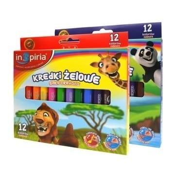 Kredki żelowe 12 kolorów