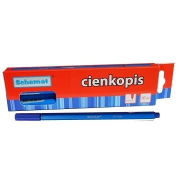 Cienkopis 0,4mm granatowy (10szt)