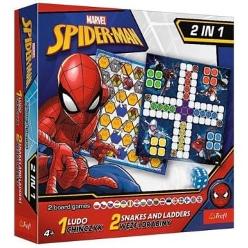 Spider-Man 2w1 Chińczyk - Węże i drabiny TREFL