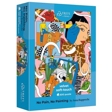 Puzzle 500 No Pain, No Painting TREFL