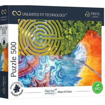 Puzzle 500 Aerial Mindblow: Maze of Colors TREFL