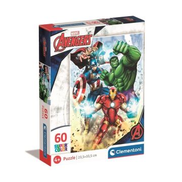 Puzzle 60 Super Kolor Marvel Avengers