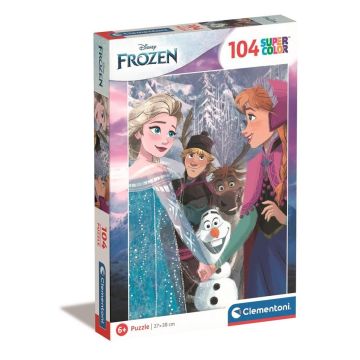 Puzzle 104 Super Kolor Disney Frozen
