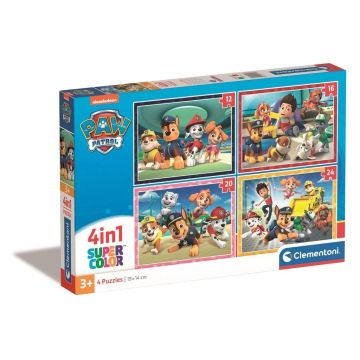 Puzzle 4w1 Super Kolor Psi Patrol