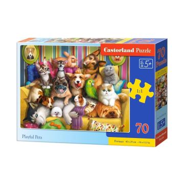 Puzzle 70 Playful Pets CASTOR