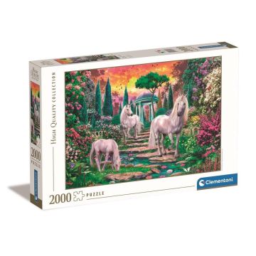 Puzzle 2000 HQ Classical Garden Unicorns