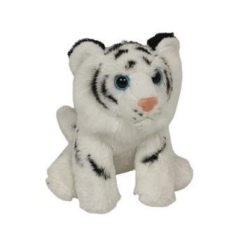 Tygrys biały siedzący 14cm