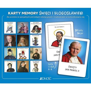 Karty memory Święci i błogosławieni