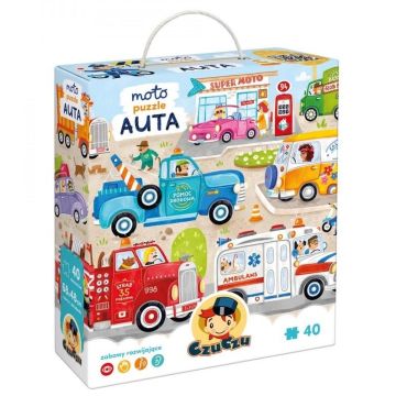 CzuCzu Moto puzzle Auta 3+