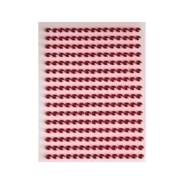Dżety samoprzylepne czerwone 6mm 140szt