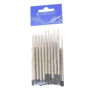 Wkład do długopisów metal Non Stop 1mm cz. (20szt)