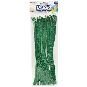 Druciki kreatywne zielone 40szt