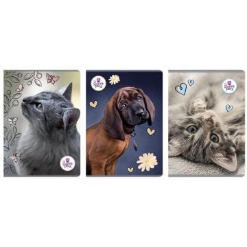 Zeszyt A4/60K kratka The Sweet Pets (5szt)