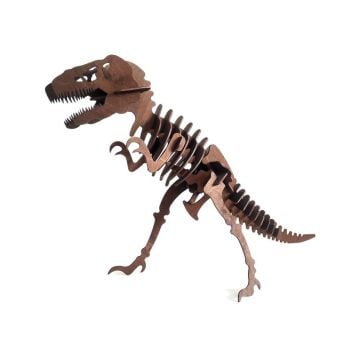 Puzzle drewniane 3D Szkielet t-rexa